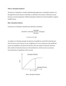 Types of Adsorption Isotherms Explained | PDF | Adsorption ...