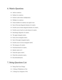 250+ C Programming Practice Problems | PDF | Matrix (Mathematics ...