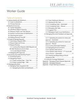 Workfront Training Handbook - Worker Guide | PDF | Icon (Computing ...