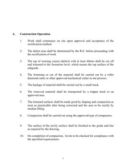 Rectification Method Statement for Roadwork | PDF | Asphalt | Concrete