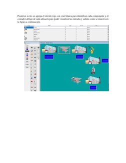 Posterior a esto se agrega el círculo rojo con cruz blanca para identificar cada componente y el 
contador debajo de cada alm