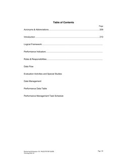 Table of Contents 
Page 
Acronyms & Abbreviations ...................................................................