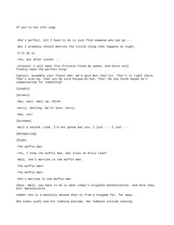 Shrek Script: The Muffin Man Scene | PDF