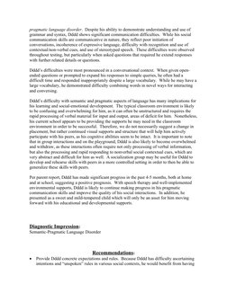 Autism Assessment Report for Dddd Zzzz | PDF | Autism | Nonverbal ...