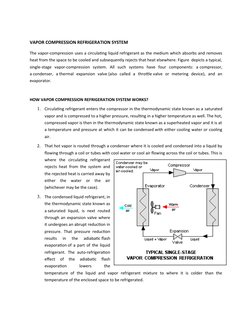 Vapor Compression Refrigeration Cycle | PDF | Refrigeration | Heat ...