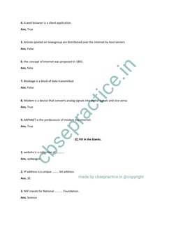 Class 10 Computer Networking Basics | PDF | Web Server | Internet & Web