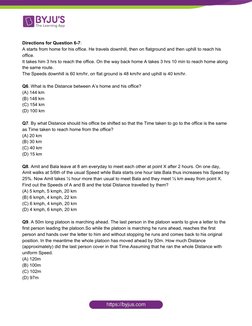 Sdt Questions Speed, Time & Distance Practice Questions | PDF | Speed | Acceleration