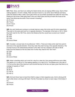Speed, Time & Distance Practice Questions | PDF | Speed | Acceleration
