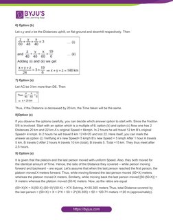 Speed, Time & Distance Practice Questions | PDF | Speed | Acceleration