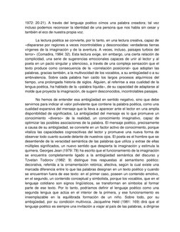 1972: 20-21). A través del lenguaje poético oímos una palabra creadora; tal vez 
incluso podemos reconocer la identidad de