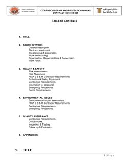 Waterproofing Membrane Method Statement | PDF | Personal Protective ...