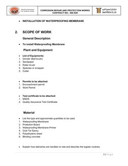 Waterproofing Membrane Method Statement | PDF | Personal Protective ...