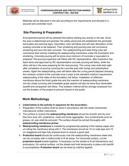 Waterproofing Membrane Method Statement | PDF | Personal Protective ...
