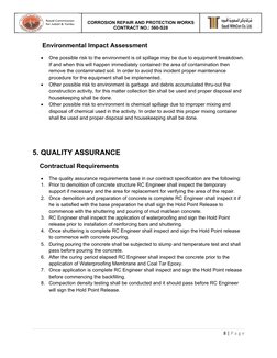 Waterproofing Membrane Method Statement | PDF | Personal Protective ...