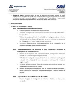 Cliente: Anglo American
Seguridad, Salud Ocupacional y Medio Ambiente
Proyecto: Quellaveco 
 
Estándar HSE 5.04
N° Proyecto: