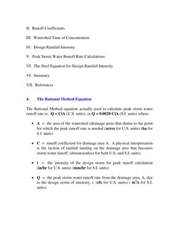 Irc Sp 13 Rational Method Hydrology Example.pdf Excel-Based Rational Method Calculations | PDF | Drainage Basin ...