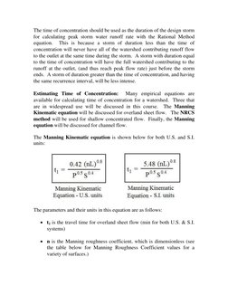 Irc Sp 13 Rational Method Hydrology Example.pdf Excel-Based Rational Method Calculations | PDF | Drainage Basin ...