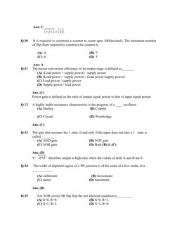  
              Ans: C
                           
 
Q.30      It is required to construct a counter to count upto 100(decima