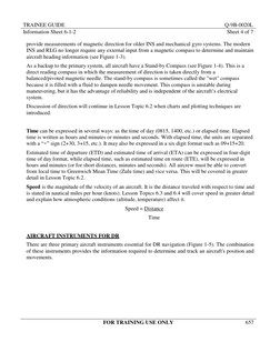 TRAINEE GUIDE 
Q-9B-0020L 
657 
FOR TRAINING USE ONLY 
 
 
Information Sheet 6-1-2 
Sheet 4 of 7 
 
provide measurements of m