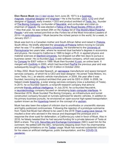 Elon Reeve Musk FRS (/ˈiːlɒn/ (https://en.wikipedia.org/wiki/Help:IPA/English) EE
  -lon
 
 ; born June 28, 1971) is a busine