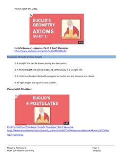 Modern Geometry: History and Concepts | PDF | Axiom | Line (Geometry)