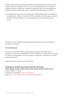 Asientos Contables del ITAN | PDF | Impuesto sobre la renta | Contabilidad