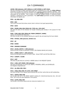 CA-7 Command Reference Guide | PDF | Software | Areas Of Computer Science