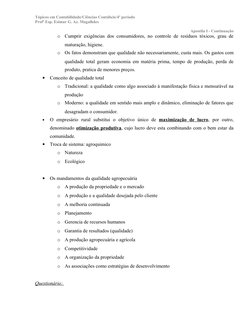 Tópicos em Contabilidade/Ciências Contábeis/4º período
Profª Esp. Esimar G. Az. Magalhães
Apostila I - Continuação
o
Cumprir