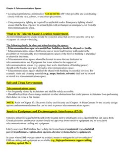 Telecom Fixtures Telecommunications Room Design Guidelines | PDF | Electromagnetic ...