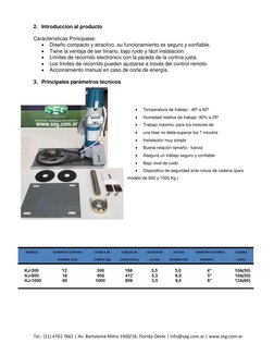 Tel.: (11) 4761 7661 | Av. Bartolomé Mitre 1400/16, Florida Oeste | info@seg.com.ar | www.seg.com.ar 
 
 
 
 
2. Introducción