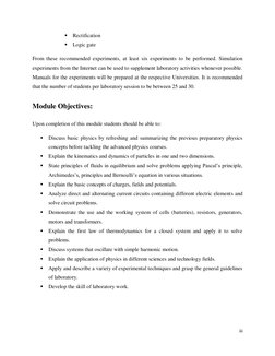 iii 
 
 Rectification 
 Logic gate 
From these recommended experiments, at least six experiments to be performed. Simulat