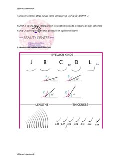 @beauty.centerok 
@beauty.centerok 
También tenemos otras curvas como ser lacurva L ,curva CC+,CURVA L + 
 
CURVA l: Es una c