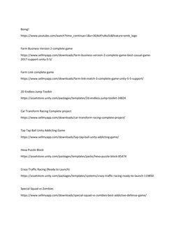 Unity Game Source Code Collection | PDF | Leisure | Sports