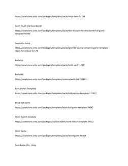 Unity Game Source Code Collection | PDF | Leisure | Sports