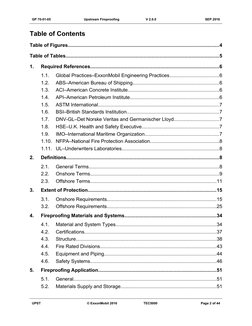 GP 70-01-05
Upstream Fireproofing
V 2.0.0
SEP 2016
Table of Contents
Table of Figures........................................
