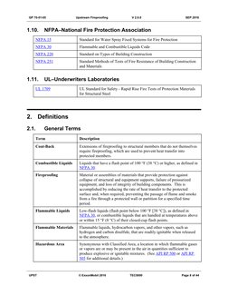 GP 70-01-05
Upstream Fireproofing
V 2.0.0
SEP 2016
1.10.
NFPA–National Fire Protection Association
NFPA 15
Standard for Water