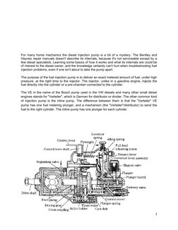 Bosch VE Diesel Pump Overview and Adjustments | PDF | Fuel Injection ...