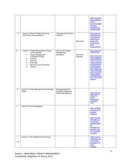 Project Management Course Syllabus | PDF | Project Management | Business
