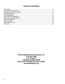 2 
TABLE OF CONTENTS 
 
Introduction ......................................................................................