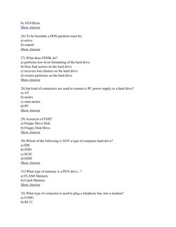 b) 1024 Bytes
Show Answer (https://www.blog.qualitypointtech.com/2010/12/basic-computer-hardware-quiz-questions.html#comphard