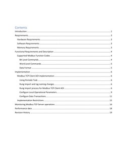 Modbus TCP Client - AOI Based Code For ControlLogix V 2.02.00 | PDF ...