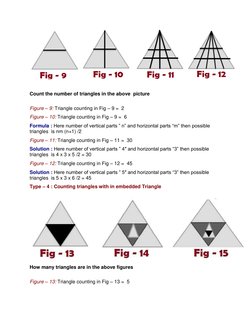 Math Counts Triangles Counting Triangles in Various Figures | PDF | Rectangle | Triangle