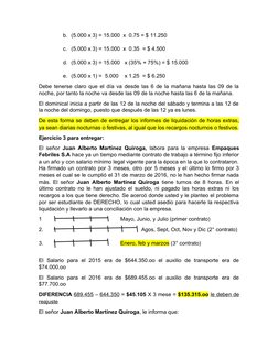 b. (5.000 x 3) = 15.000  x  0.75 = $ 11.250
c. (5.000 x 3) = 15.000  x  0.35  = $ 4.500
d. (5.000 x 3) = 15.000   x (35% + 75