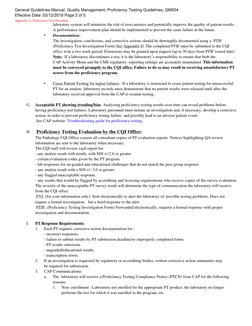 Proficiency Testing Procedure Guidelines | PDF | Laboratories | Evaluation