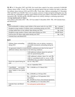 Ind AS 33: EPS Calculation Guide | PDF | Preferred Stock | Dividend