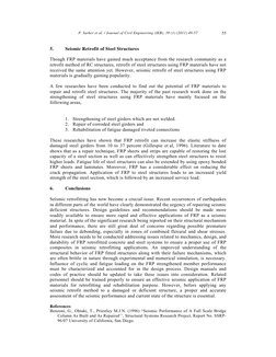 P. Sarker et al. / Journal of Civil Engineering (IEB), 39 (1) (2011) 49-57 
55
5. 
Seismic Retrofit of Steel Structures 
 
Th