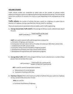 Traffic Volume Analysis Methods | PDF | Traffic | Highway