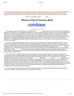 2/25/2021
Document
https://www.sec.gov/Archives/edgar/data/1679788/000162828021003168/coinbaseglobalincs-1.htm
3/310
The info