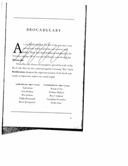 The Bro Code by Barney Stinson | PDF