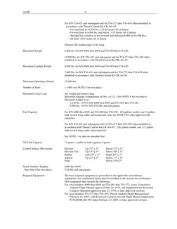 A4SW 
6 
 
 
For S/N T34-451 and subsequent and for T34-273 thru T34-450 when modified in  
 
  accordance with Thrush Custom